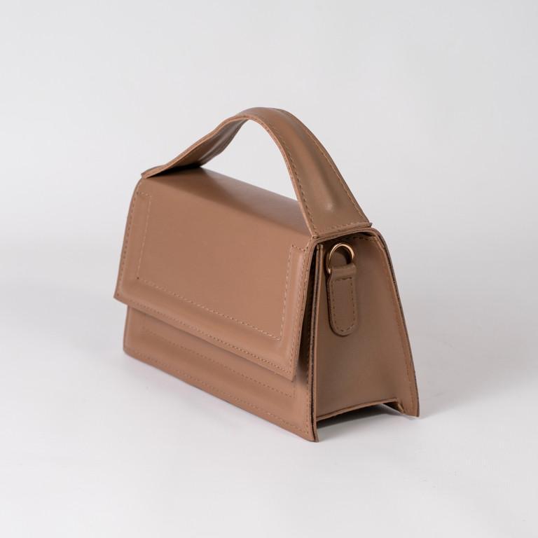 Сумка жіноча XENIA № 17-24 крос-боді з гладкого екошкіри Коричневий - фото 4 Сумка жіноча XENIA № 17-24 крос-боді з гладкого екошкіри Коричневий - фото 4