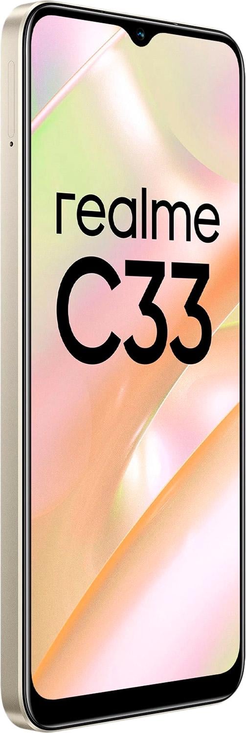 Смартфон Realme C33 4/64GB Sandy Gold Global - фото 4 Смартфон Realme C33 4/64GB Sandy Gold Global - фото 4