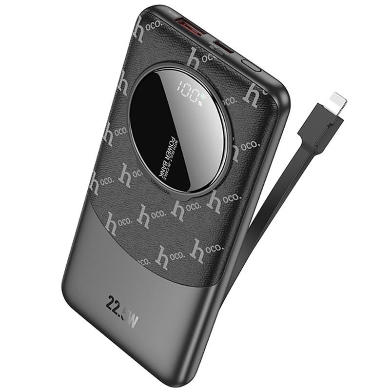 Повербанк Hoco Q29 Nobility 22,5W+PD20W Lightning 10000 mAh Black (00000074186_1) - фото 2 Повербанк Hoco Q29 Nobility 22,5W+PD20W Lightning 10000 mAh Black (00000074186_1) - фото 2