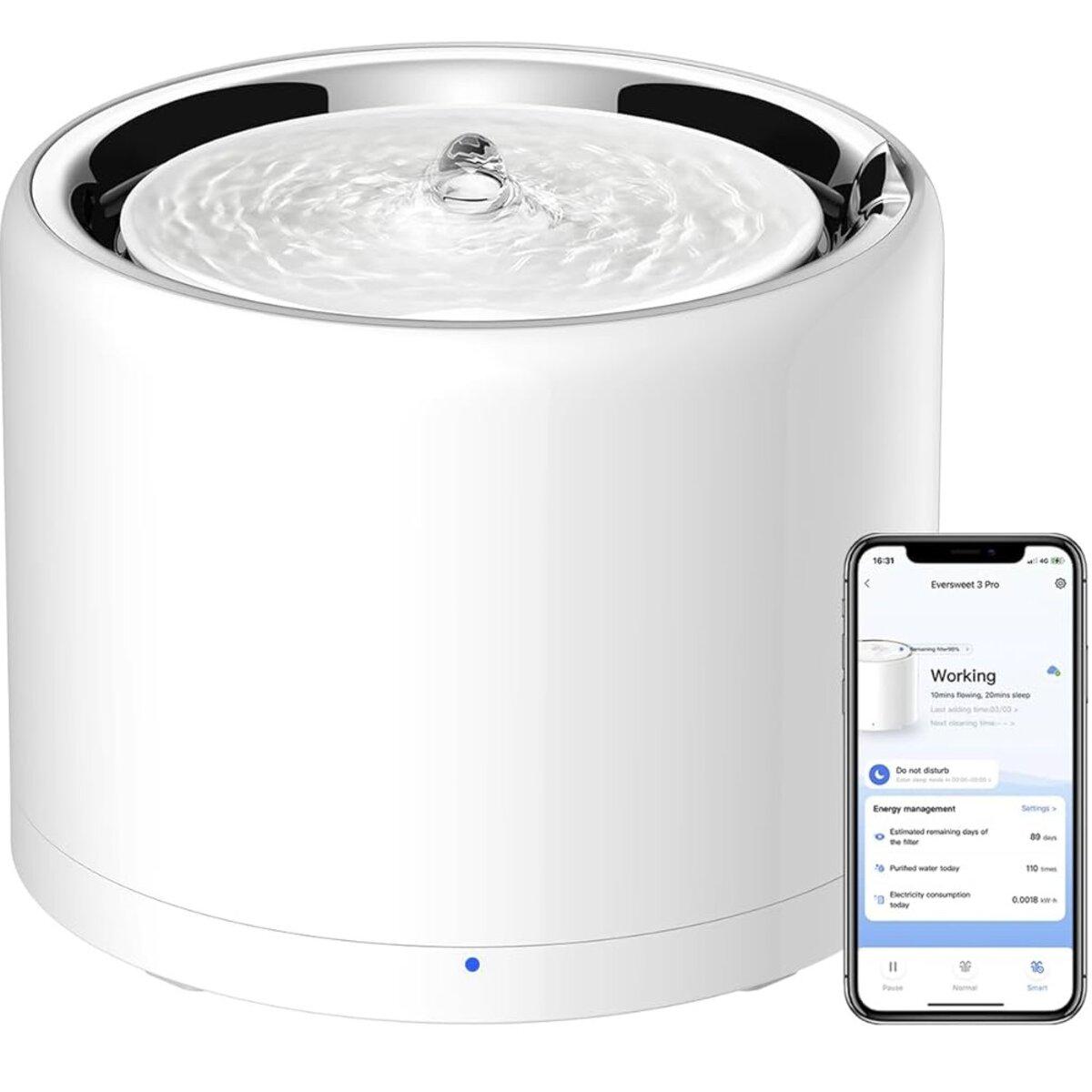 Автоматическая поилка PETKIT Eversweet 3 PRO Smart Pet Drinking Fountain (P4108) - фото 2