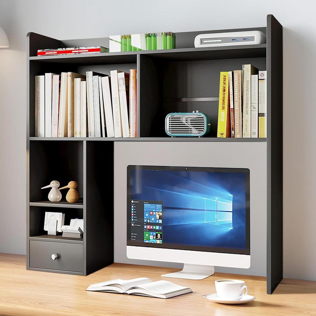 Полка-надстройка настольная из дерева Грин венге (АКД-000512)