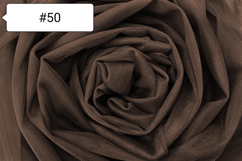 Ткань евросетка №50 Темно-коричневый (1732316247)