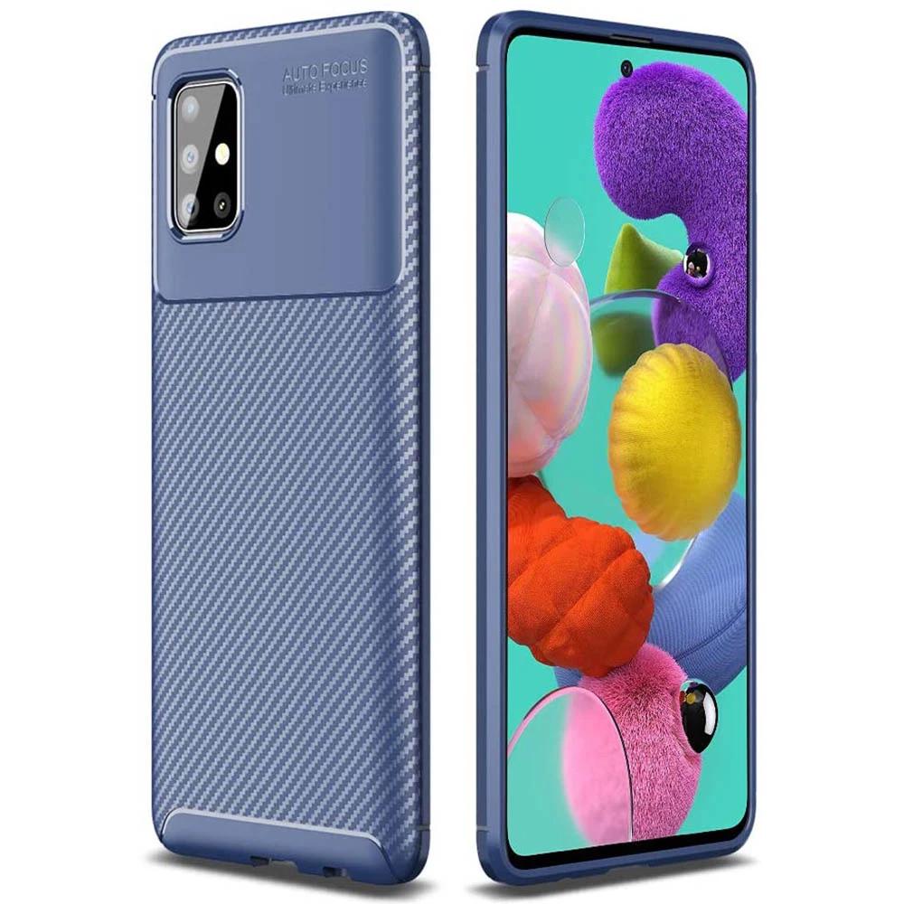 Чехол Autofocus Samsung A71 (A715) Blue