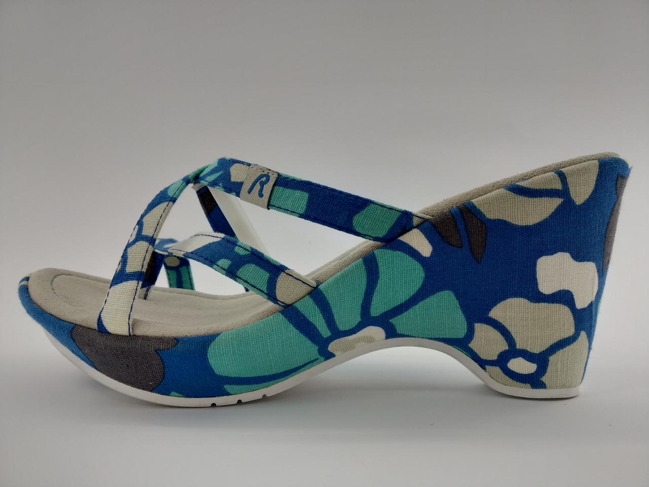 Шльопанці жіночі на танкетці Replay №01 р. 41 26,5 см Синій (997568603)