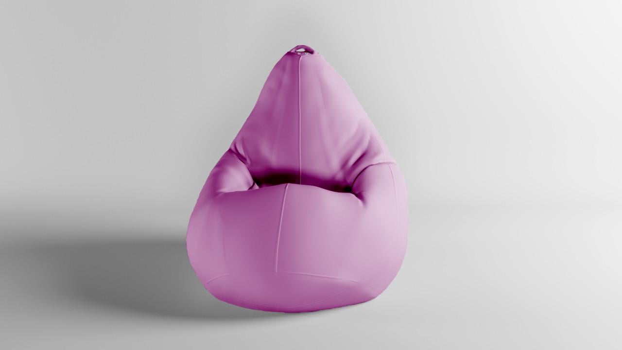 Бескаркасное кресло-мешок SkyPuff MEGA Груша Оксфорд 600D.PU.WR 422 XXXL 160х120 см Марсала (160015)