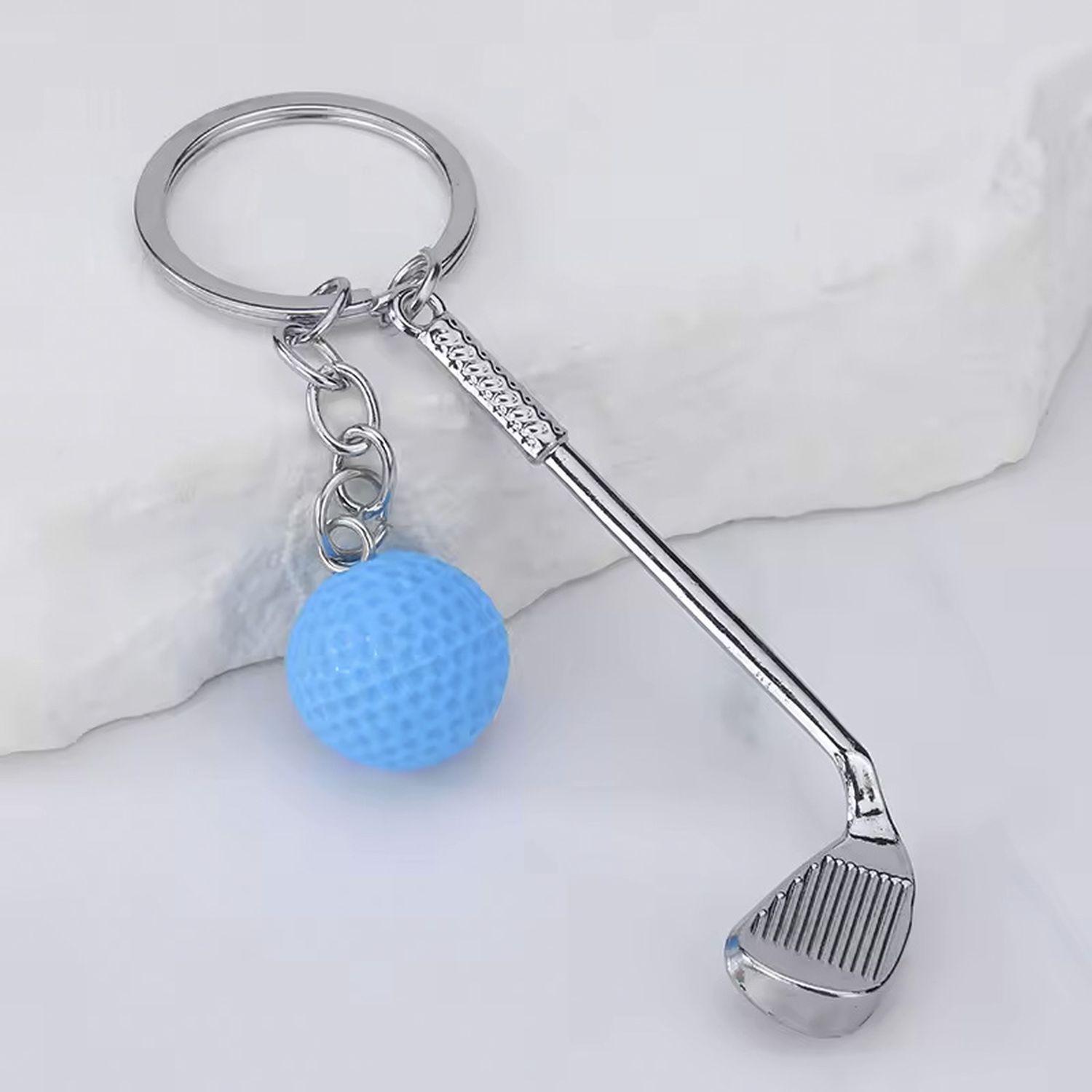 Брелок для ключей Гольф металлический Голубой (99_8_0_1С) - фото 8