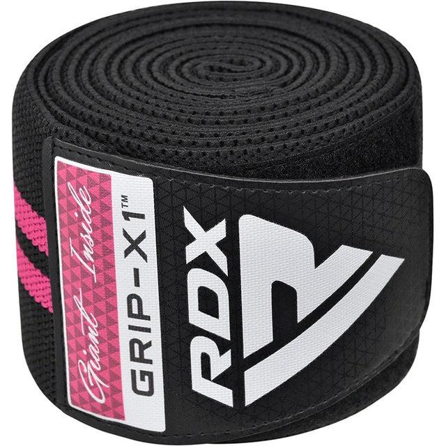 Бинти на коліна RDX GYM KNEE WRAP R11 Black/Pink (A-013185) - фото 3 Бинти на коліна RDX GYM KNEE WRAP R11 Black/Pink (A-013185) - фото 3