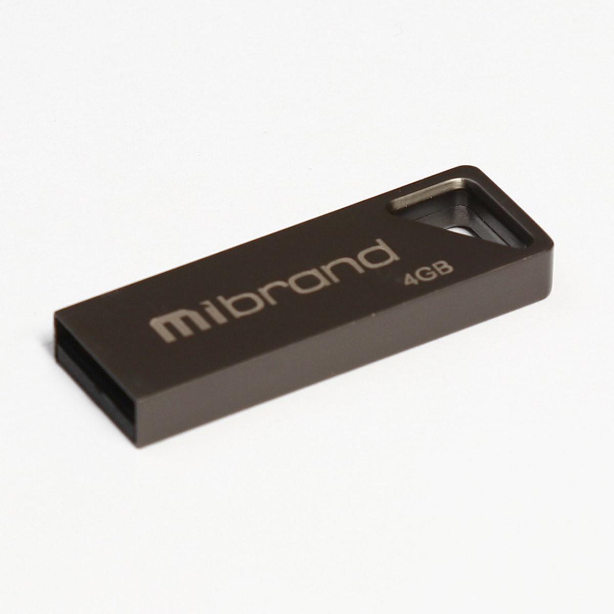 Flash Mibrand USB 2.0 Stingray 4Gb Grey (29caa1-15541)