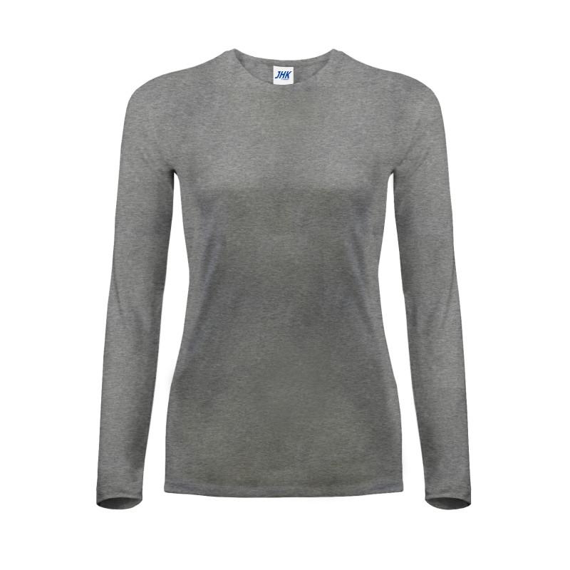 Футболка JHK LADY COMFORT LS L Темно-серый меланж (GM)