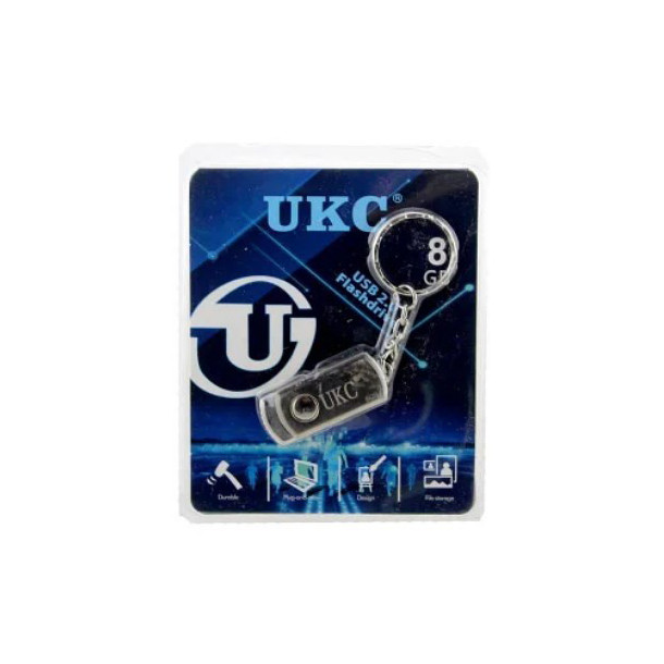 Флеш-память UKC Flash Card 8 Гб USB 2.0 Серебристый (iz12458)