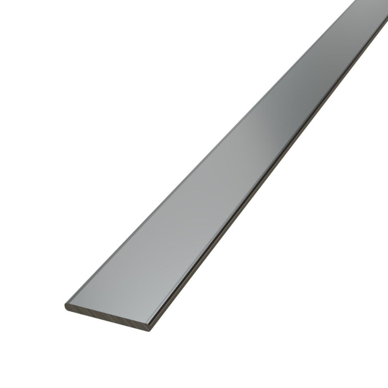 Полоса нержавеющая 60х8 мм толщина 8 мм AISI 304 матовая 1 м (2310210162/К0721)