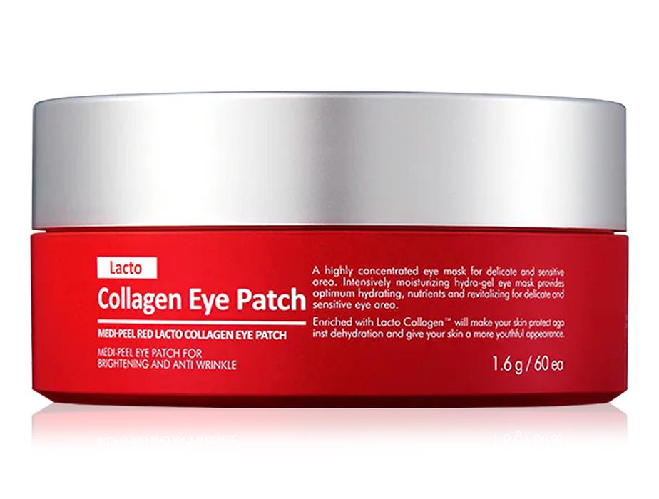 Патчі під очі з лактобактеріями Medi-Peel Red Lacto Collagen Eye Patch Колагенові гідрогелеві 60 шт. (4545)
