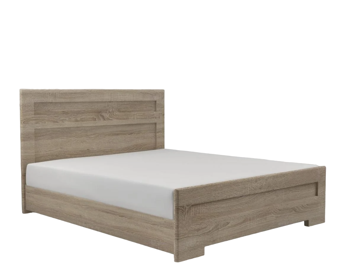 Ліжко полуторне Неман 140 Кармен з газовим підйомним механізмом МДФ 1465х2064х900 мм Дуб сонома (40583)