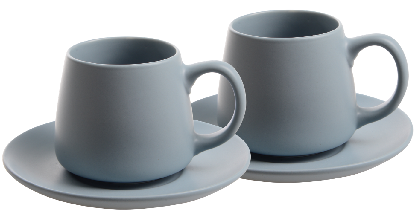 Набор чашек с блюдцами Limited Edition Morning Coffee из фарфора 200 мл (RX-N24704)