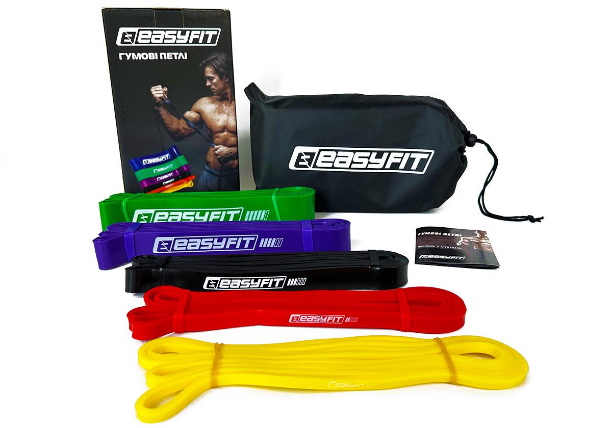 Петли резиновые EasyFit 1-65 кг 5 шт. (EF-1655s)