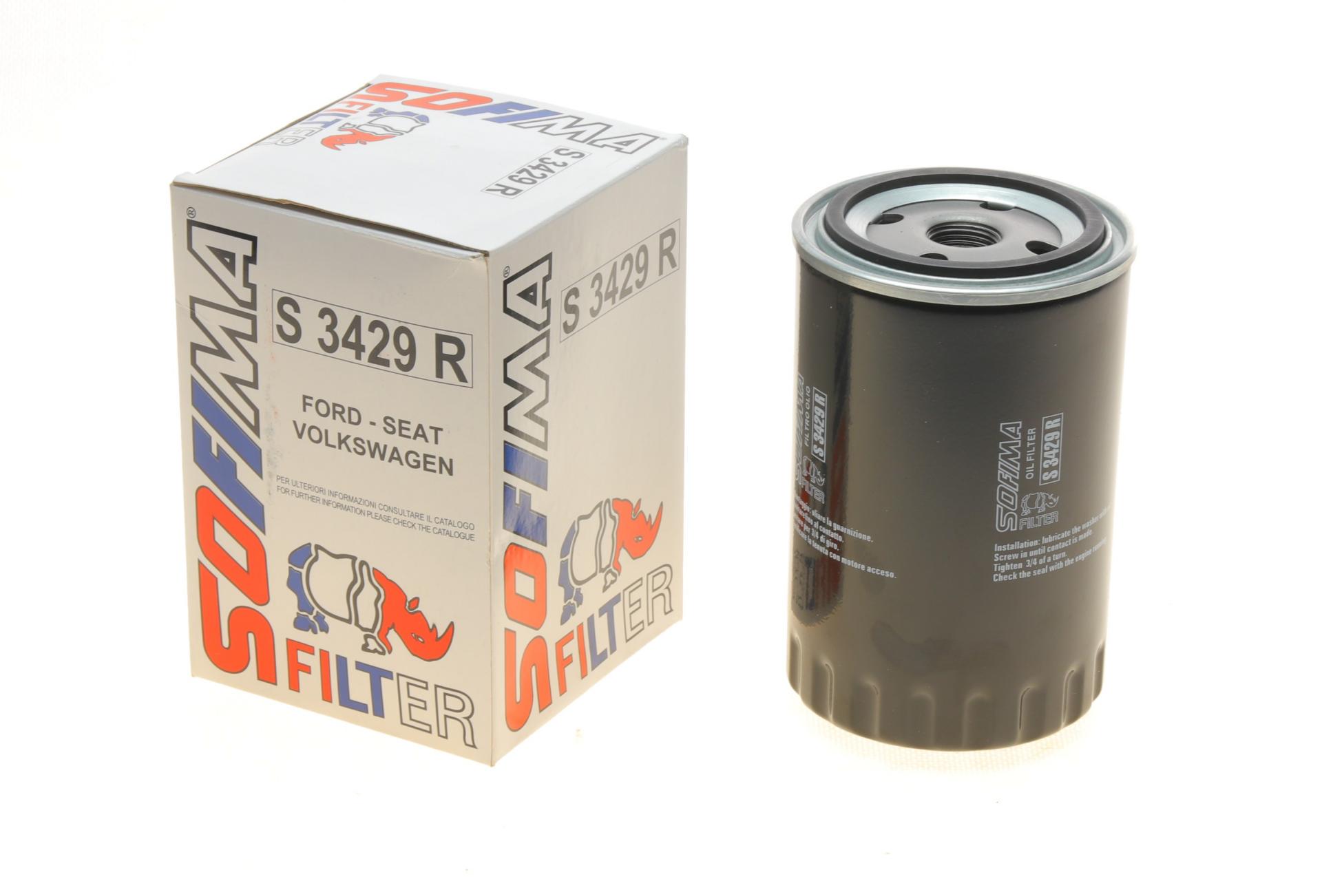 Фільтр масляний SOFIMA для VW Passat/Sharan 1,9TDI 93-01- (S 3429 R)