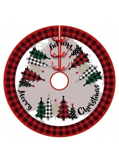 Коврик-юбка под елку M50066-2 d90 см - фото 1 Коврик-юбка под елку M50066-2 d90 см - фото 1