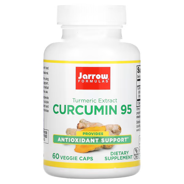 Антиоксидант Curcumin Jarrow Formulas 95 500 мг 60 капсул