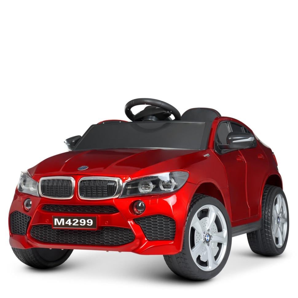 Детский электрический автомобиль Bambi 12V одноместный до 30 кг Красный (DE-169-E-1032) Детский электрический автомобиль Bambi 12V одноместный до 30 кг Красный (DE-169-E-1032)