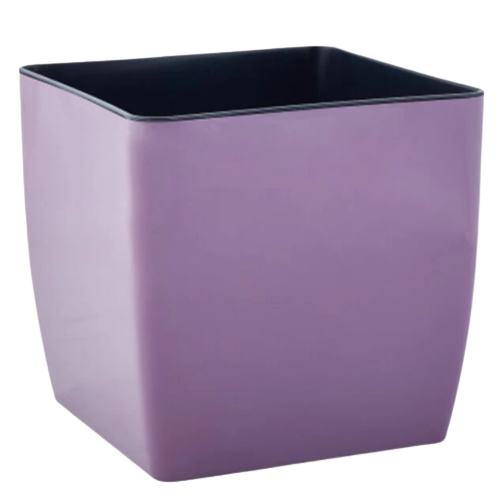 Вазон Алеана Квадро низький 16x16x15,5 см Фіолетовий (УТ000067064) Вазон Алеана Квадро низький 16x16x15,5 см Фіолетовий (УТ000067064)