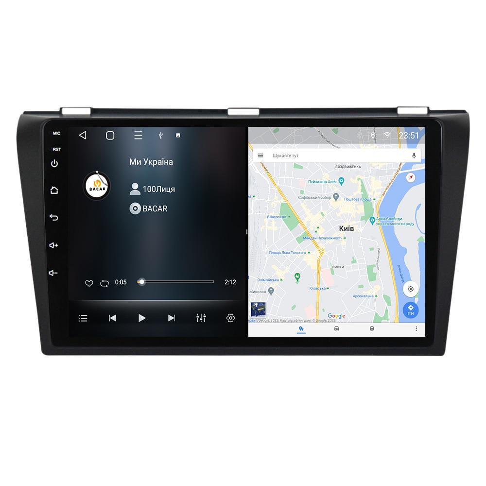 Магнітола штатна BACAR для Mazda 3 2003-2009 6/128Gb Individual (11061712) - фото 2 Магнітола штатна BACAR для Mazda 3 2003-2009 6/128Gb Individual (11061712) - фото 2
