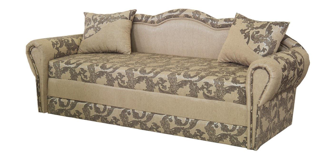 Диван раскладной Мебель-Сервис Фантазия еврокнижка ДСП/дерево ткань Торонто Коричневый