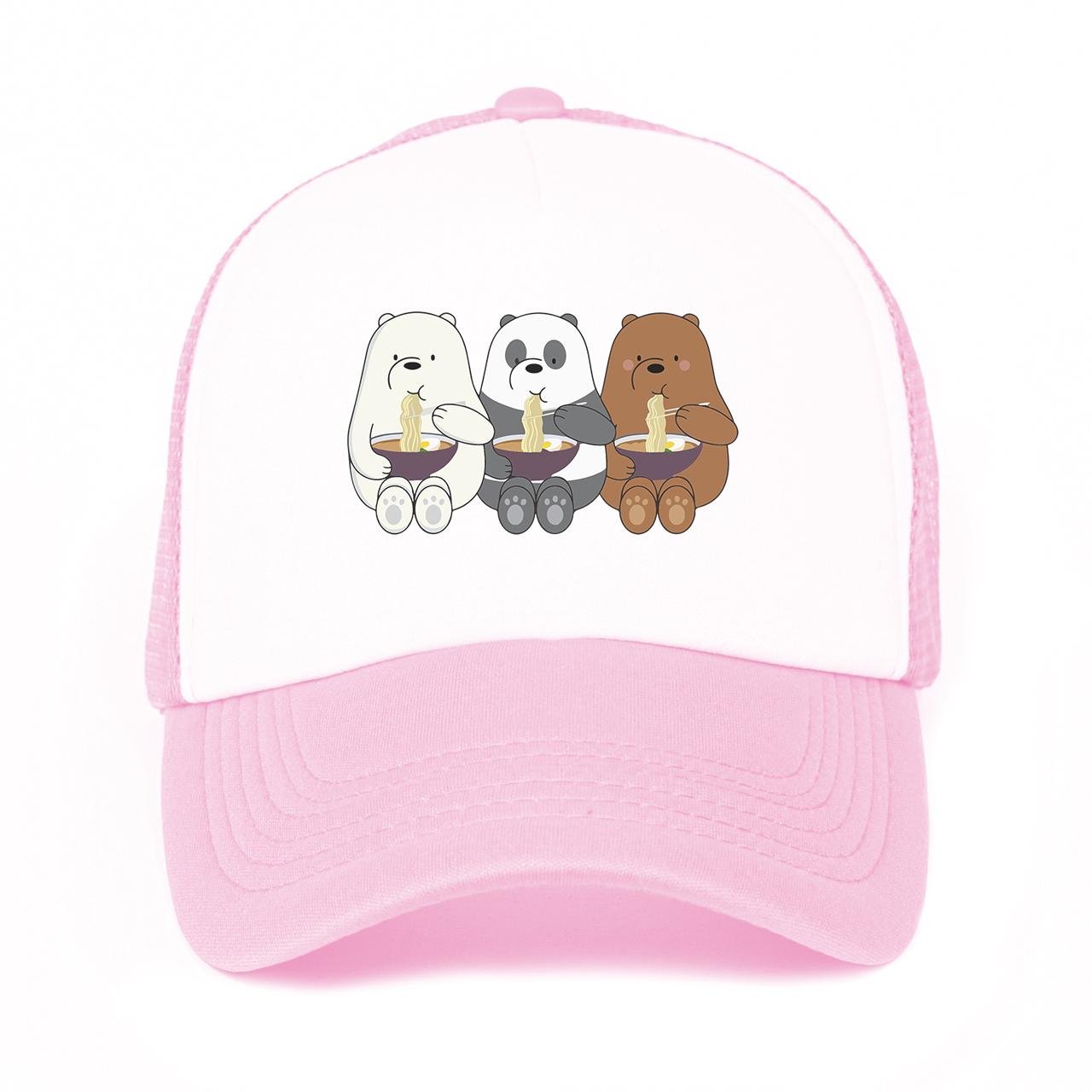 Кепка тракер детская We Bare Bears Розовый (33404-2897-PK)