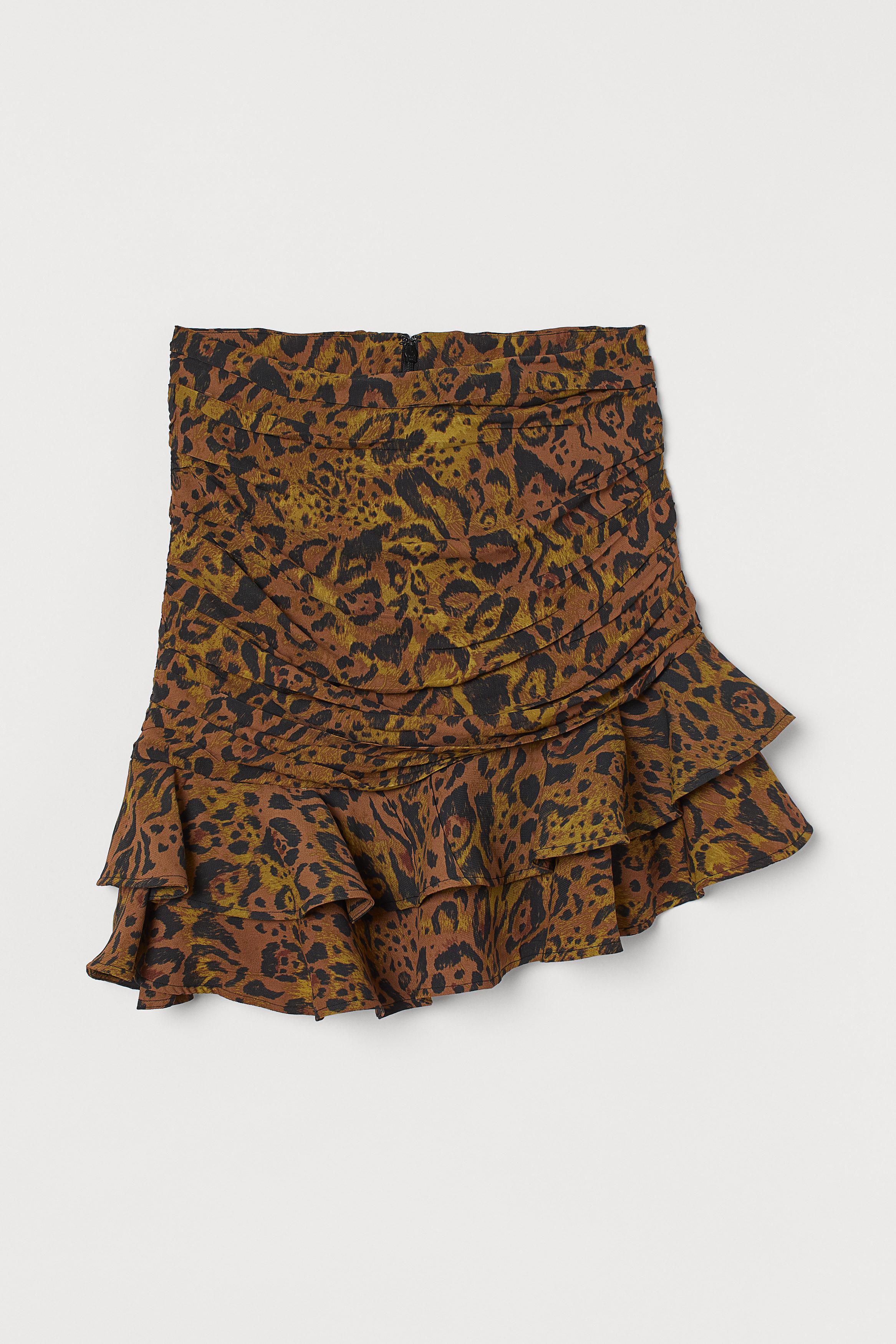 Юбка р. 42 Черно-коричневый (9559572wer)