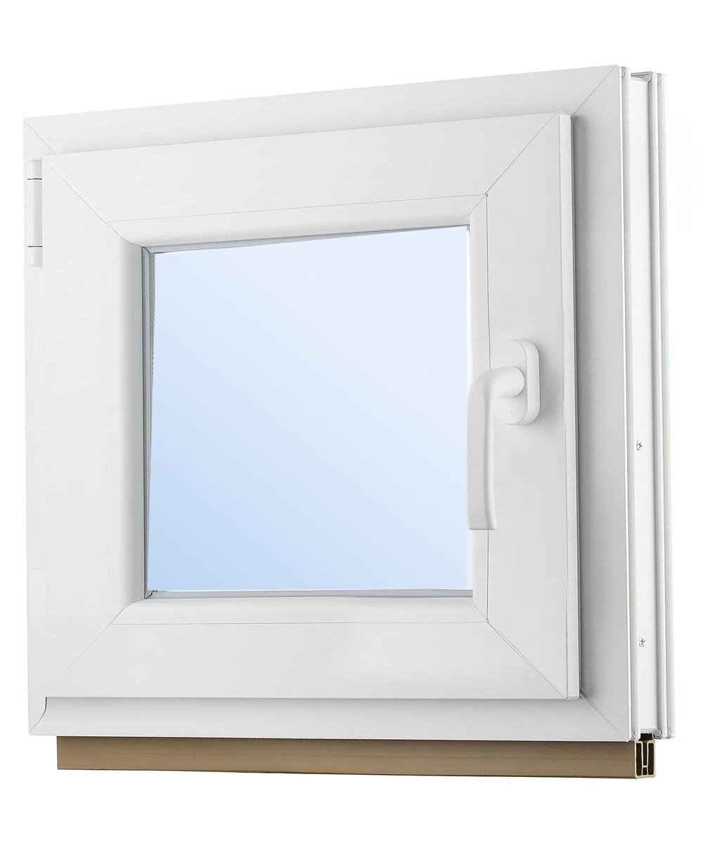 Вікно металопластикове поворотне WDS Miroplast 550х500 мм (4-16-4)