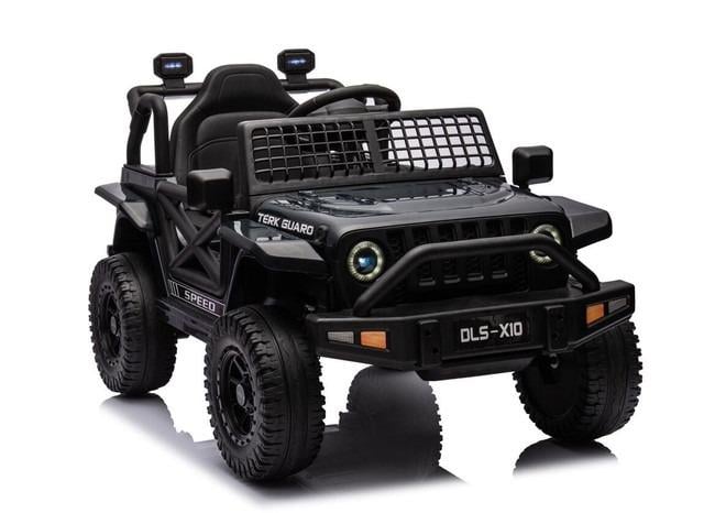 Детский электромобиль на аккумуляторе Джип JOY R-30061 с пультом радиоуправления для детей 3-8 лет Черный (177339)