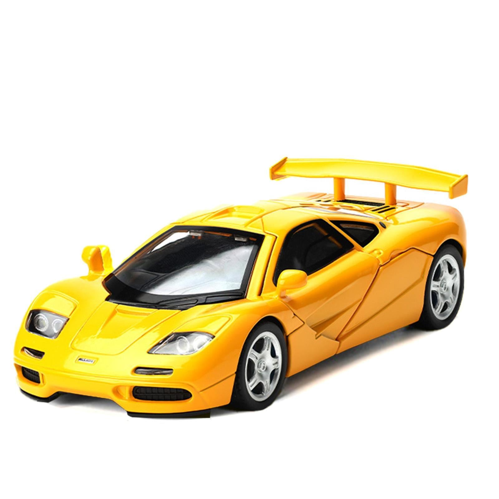 Игрушечная машина коллекционная CHIYUAN McLaren F1 металлическая со светом и звуком 1:32 Желтый (21037)
