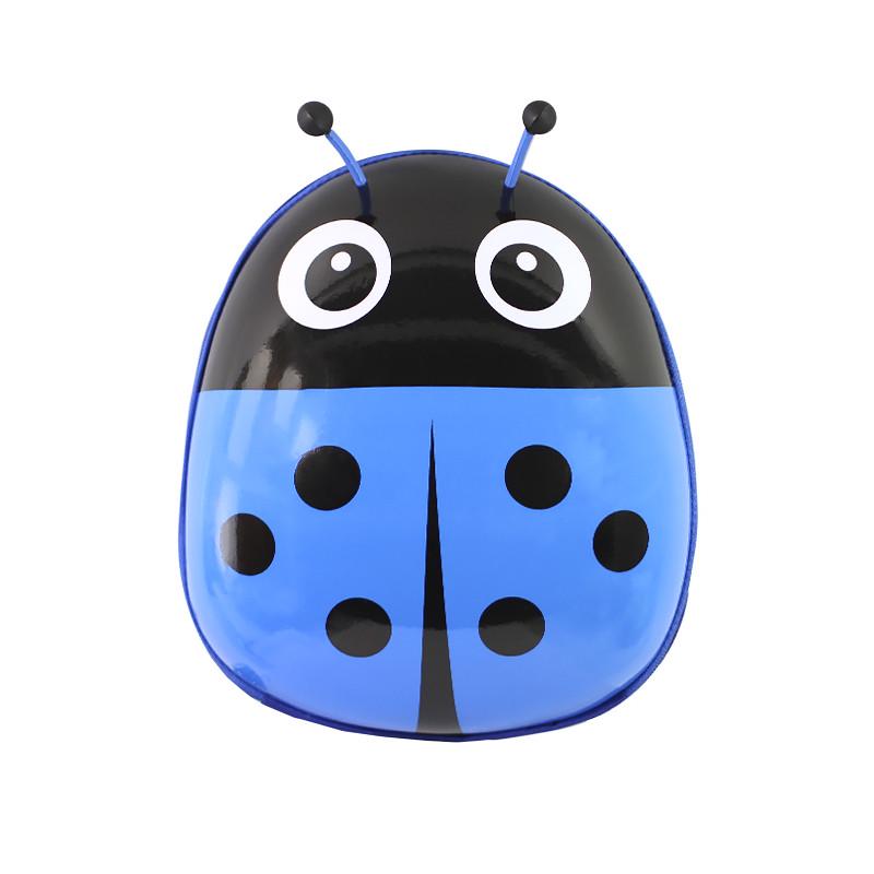 Дитячий рюкзак з твердим корпусом Lesko 229 Ladybug Blue