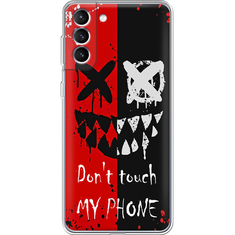 Чехол BoxFace Samsung Galaxy S21 FE (G990) Bad Smile Прозрачный силикон (43973-up2468-43973)