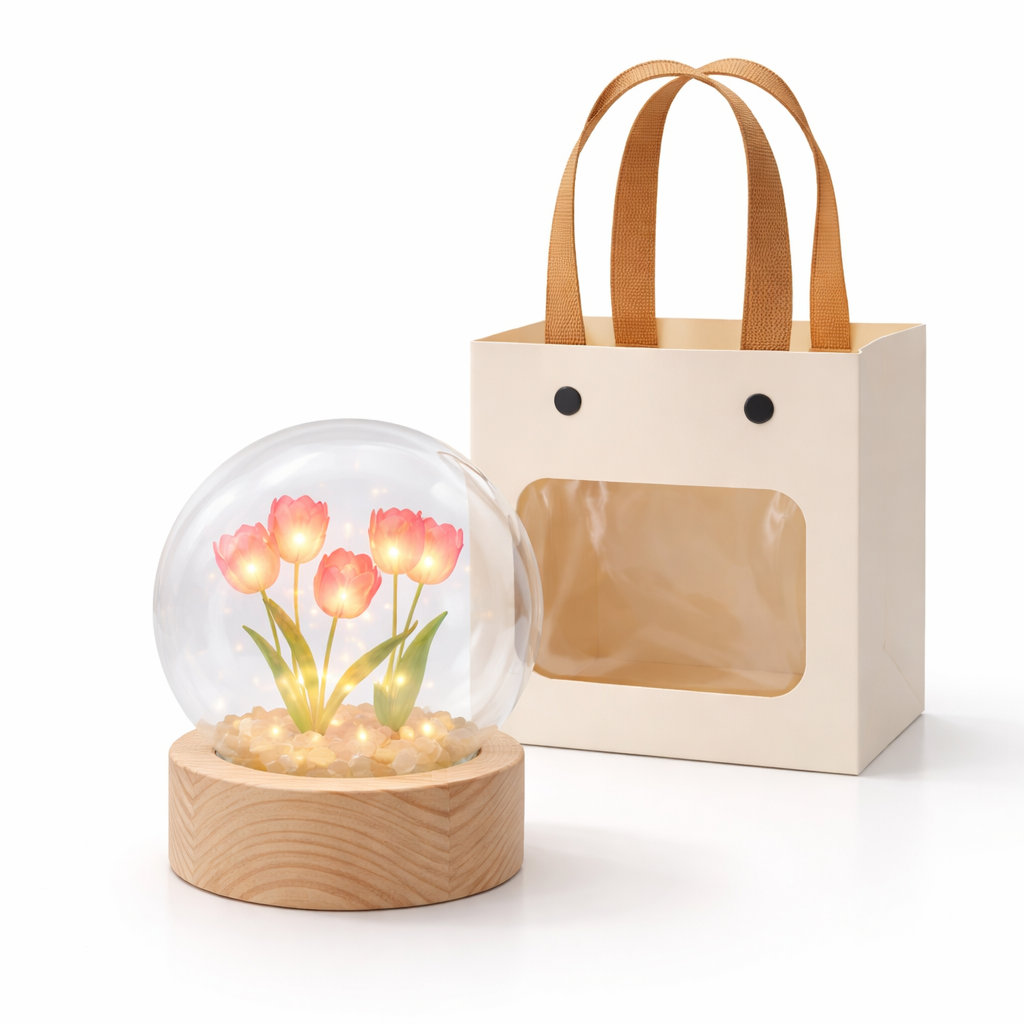 Нічник настільний Тюльпани в Колбі (SHROTU-1425) Нічник настільний Тюльпани в Колбі (SHROTU-1425)