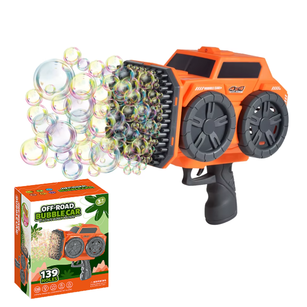 Пистолет мыльных пузырей для детей на аккумуляторе