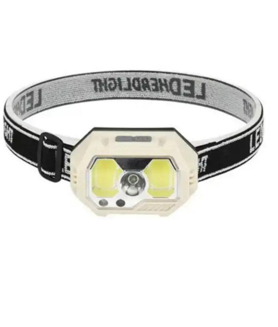 Фонарь налобный LED SH-S31-XPE+COB аккумуляторный Белый/Красный свет (23710276)