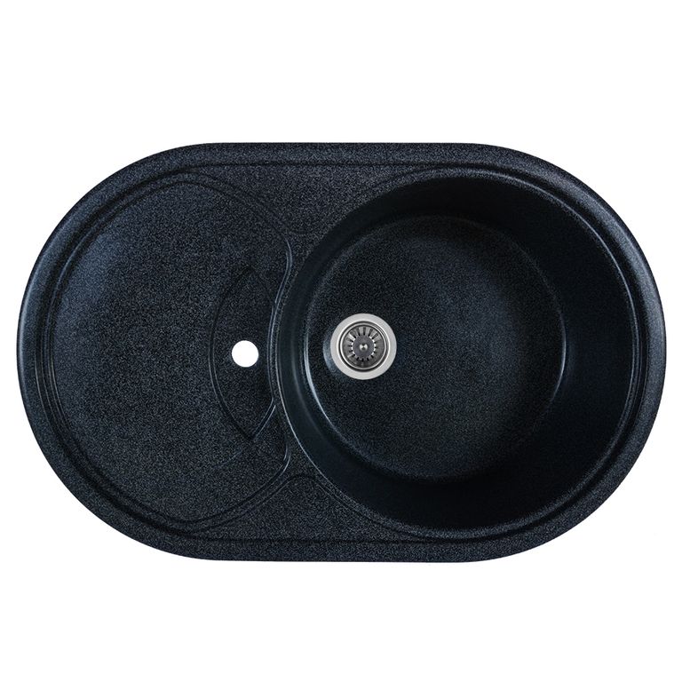 Мийка кухонна Platinum Gazzo 7750S Графіт (353142)