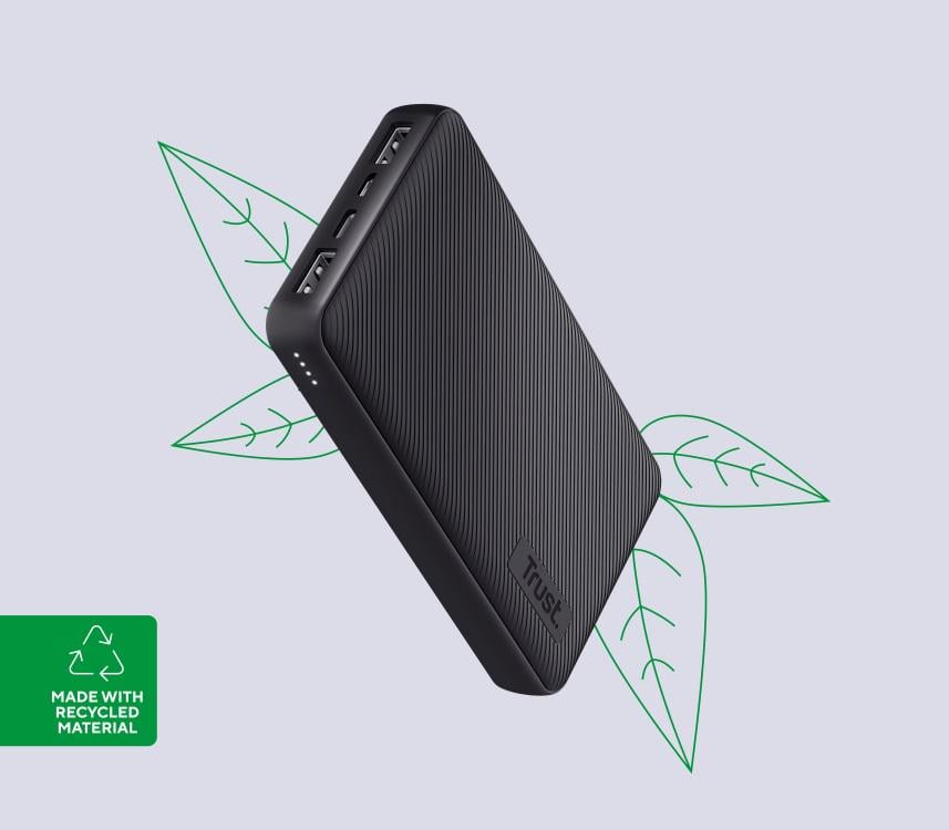 Повербанк Trust Primo ECO 20000 mAh Black - фото 2