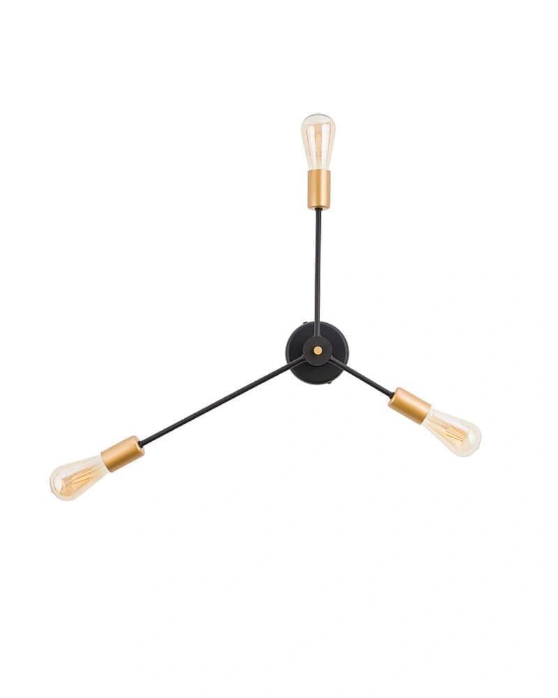 Бра настенное Nowodvorski 9136 Mill E27 3x60W IP20 Bl (28688712)