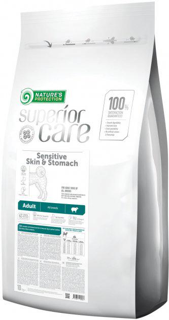 Корм сухой для собак Nature's Protection Superior Care Sensitive Skin & Stomach All Breeds 10 кг (24149075)