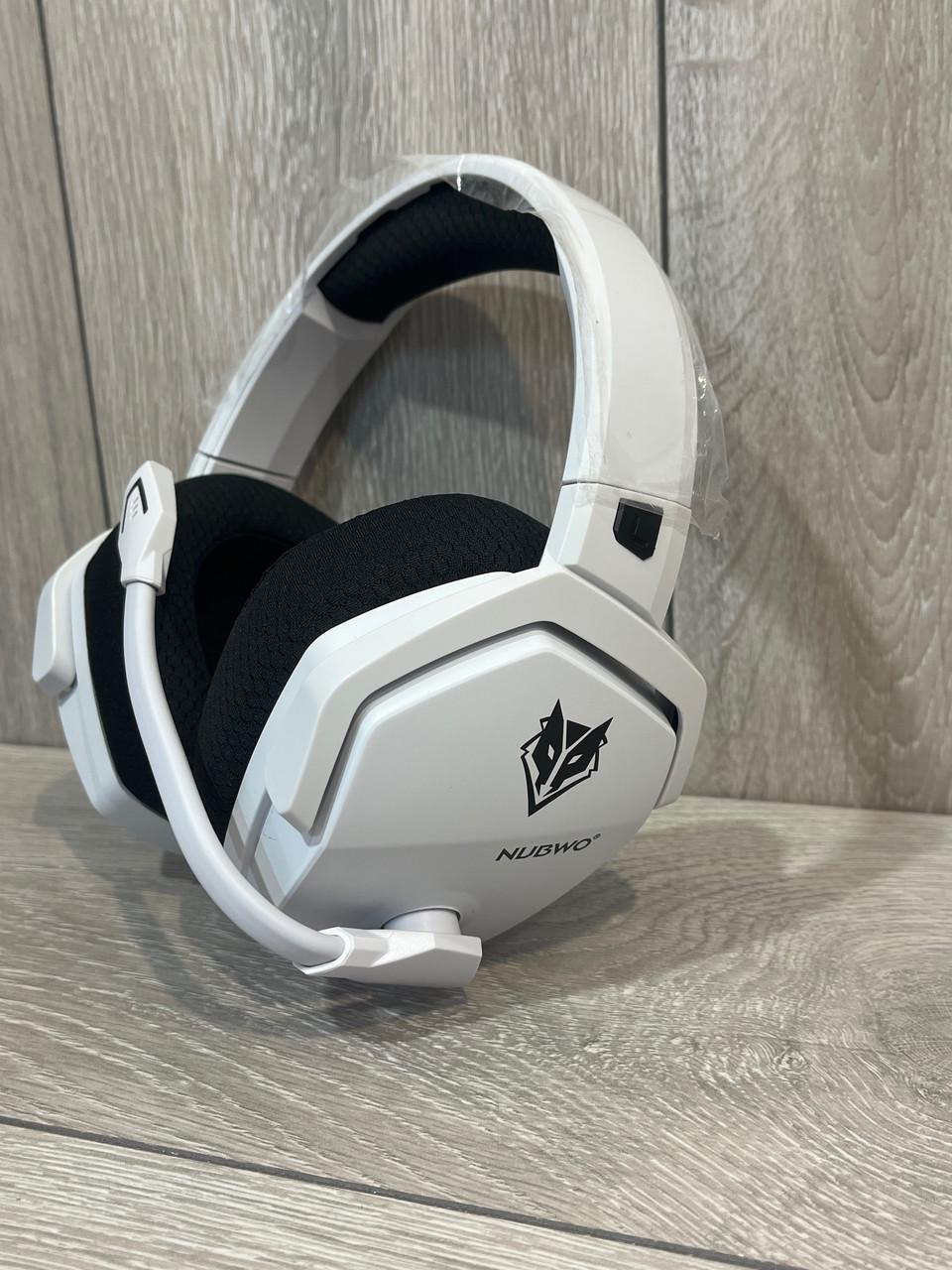 Гарнітура Nubwo G06-BT Version 3031 2,4 ГГц Bluetooth White Гарнітура Nubwo G06-BT Version 3031 2,4 ГГц Bluetooth White