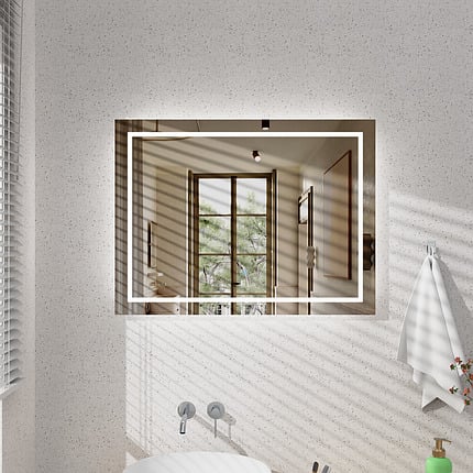 Зеркало в ванну Avko DF45 з підсвіткою прямокутне 800х600х35 мм - фото 2 Зеркало в ванну Avko DF45 з підсвіткою прямокутне 800х600х35 мм - фото 2