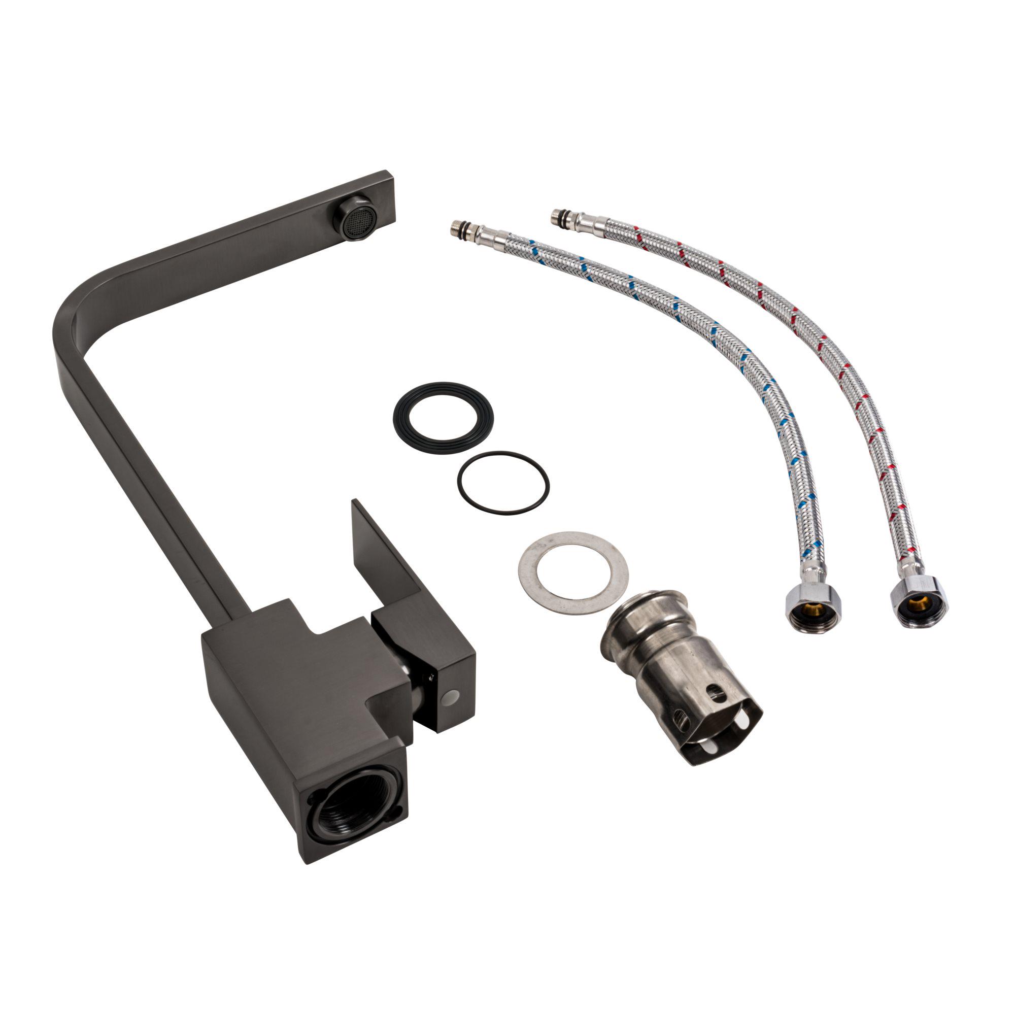 Смеситель кухонный Platinum PVD 7104 BW Черный - фото 2 Смеситель кухонный Platinum PVD 7104 BW Черный - фото 2