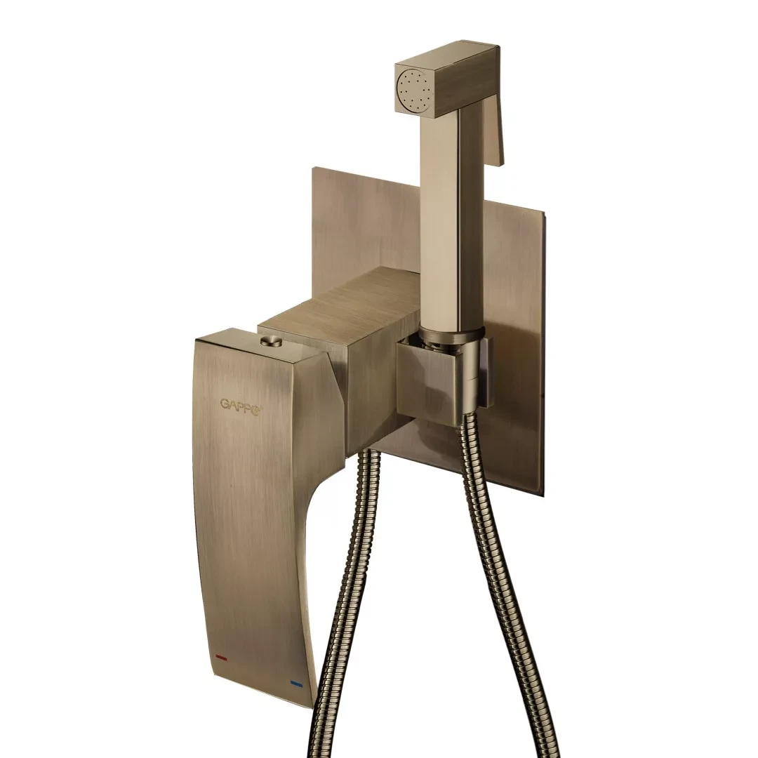 Гигиенический душ встраиваемый GAPPO G7207-4 Бронзовый (2999643127)