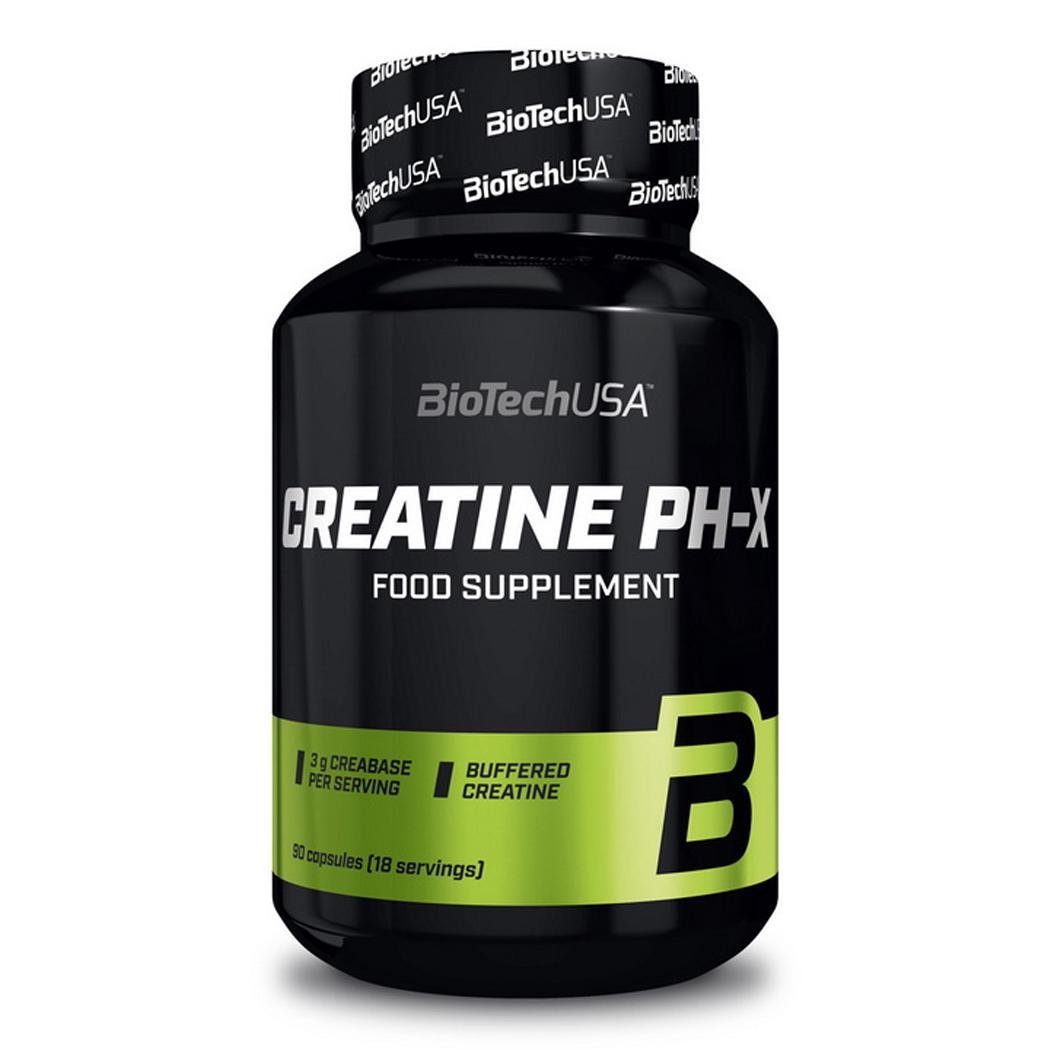 Креатин буферизированный BioTech USA Creatine pH-X 90 капс. (00952-01)