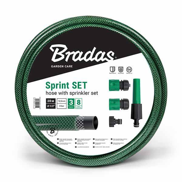 Шланг для полива Bradas SPRINT 1/2" 30 м с набором для подключения (WFS1/230SET)