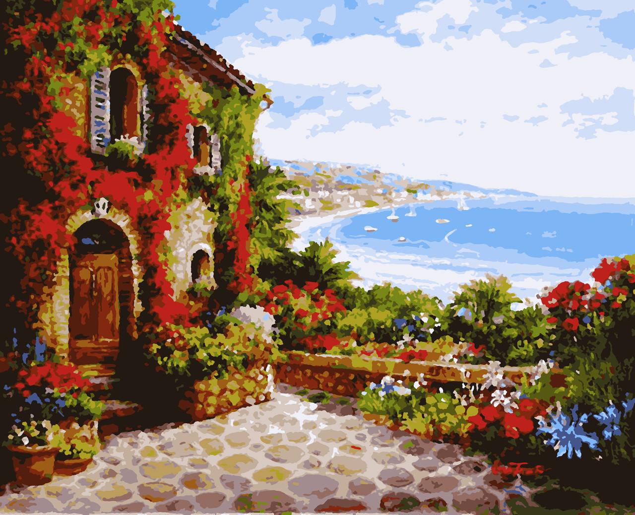 Картина по номерам Artissimo Солнечная Ривьера 40х50 см (PN5515-Artis)