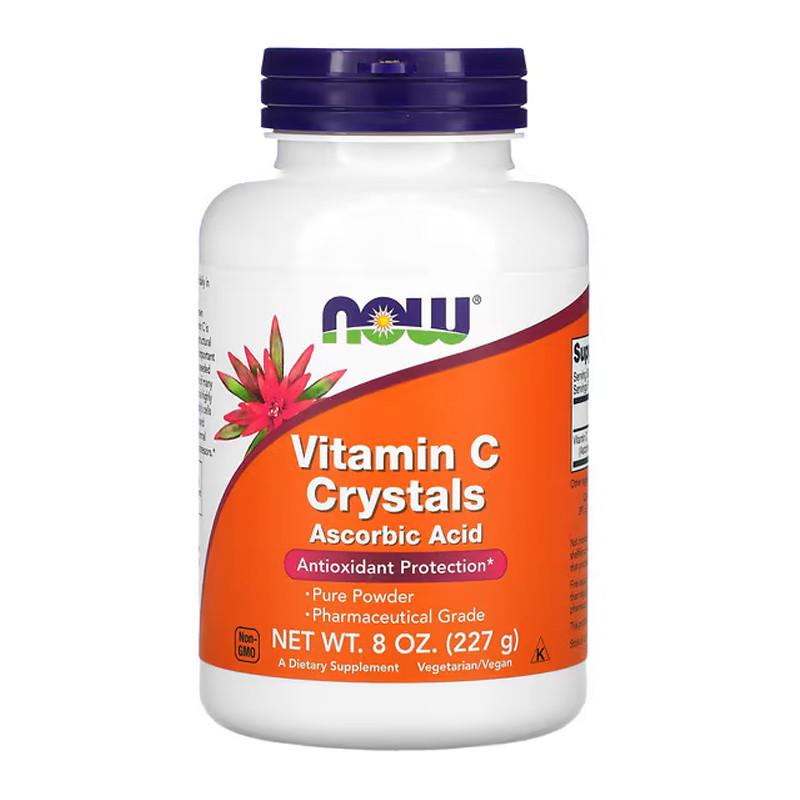 Витамин NOW Vitamin C Crystals 227 г Без вкуса (18197-01)