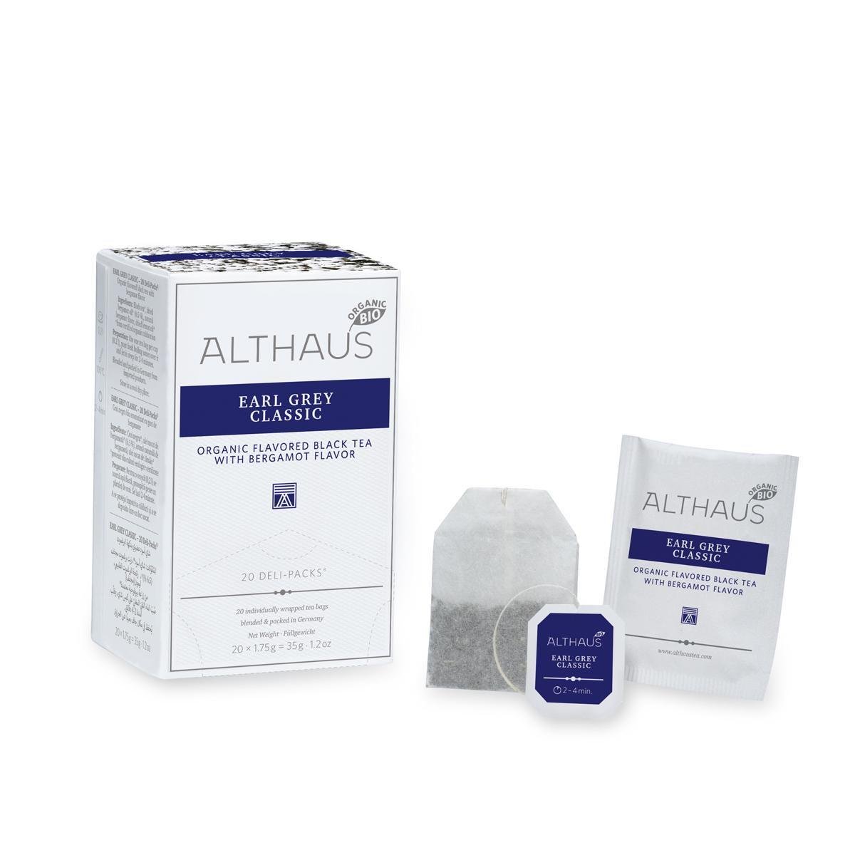 Чай Althaus Deli Packs BIO Earl Grey Classic 20 пакетиков (10399856)