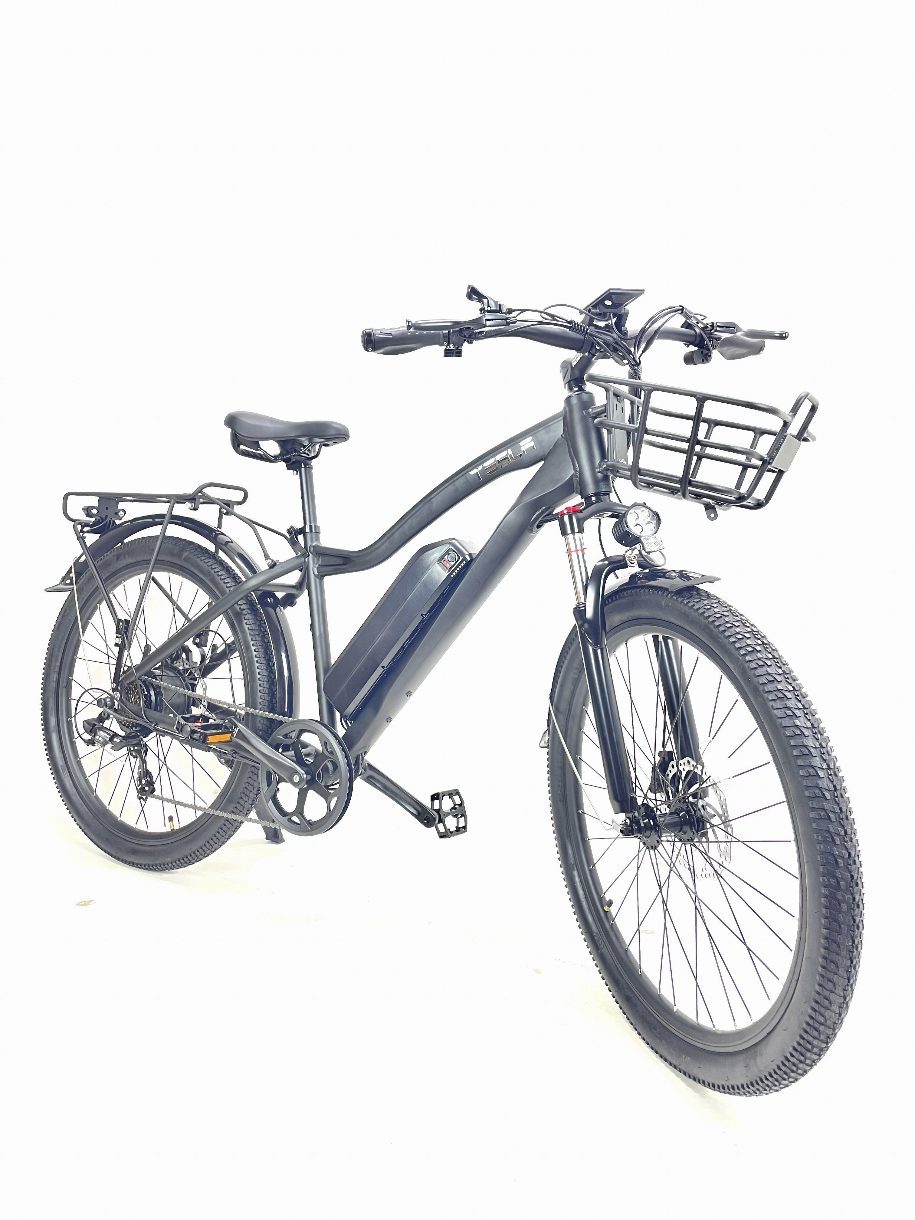 Электровелосипед TESLA-2 с корзиной 750W 48V 21Ah 26" (28838626)